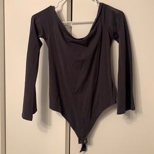 Medium gray bodysuit from Express